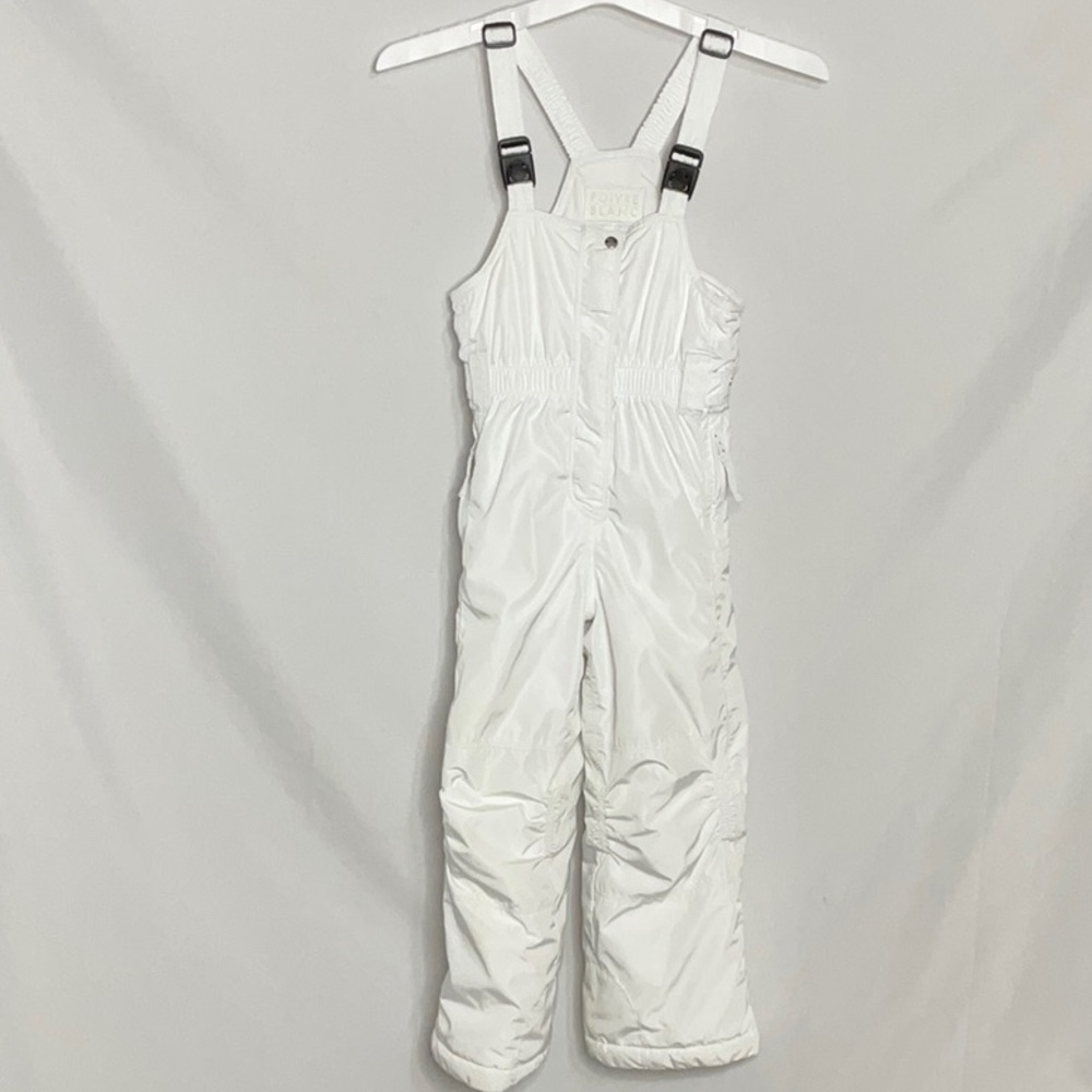 Poivre Blanc Girls Ski Bib Pants – Size 7 – White